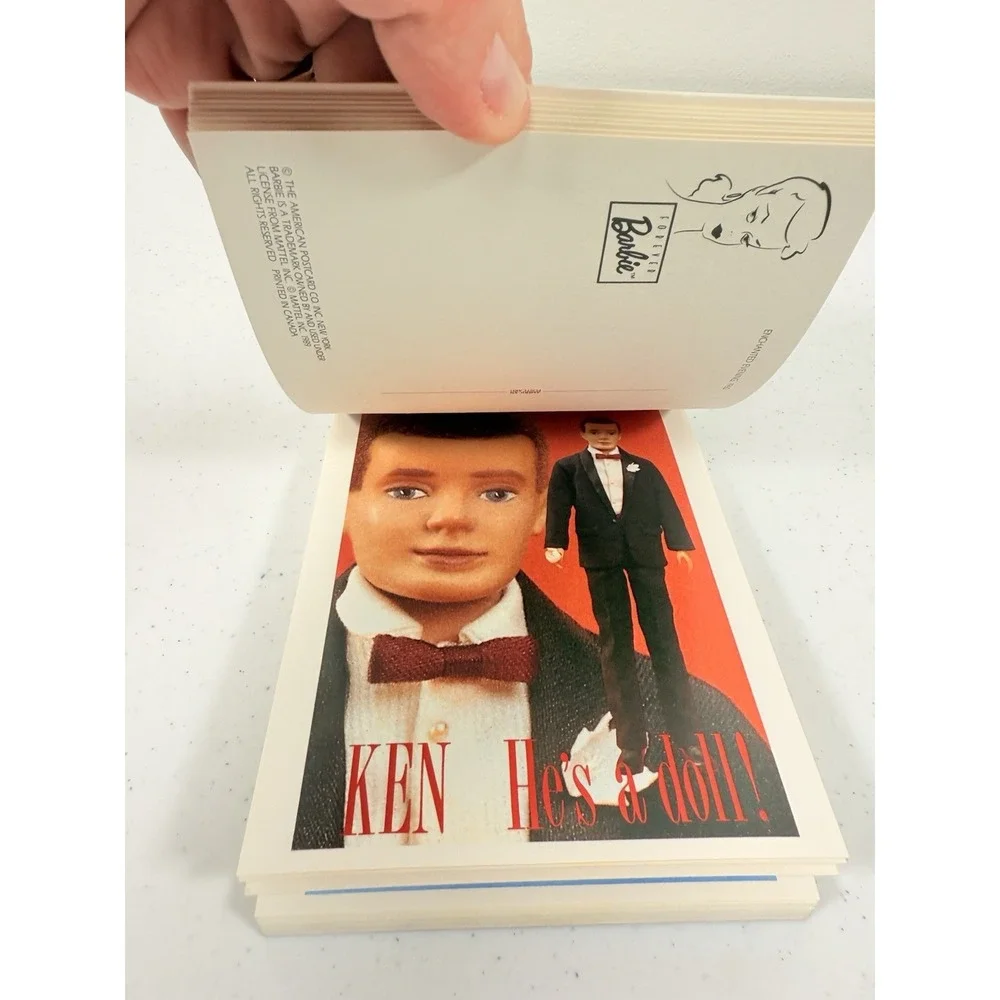 FOREVER BARBIE: A POSTCARD BOOK By Running Press Vintage First Edition